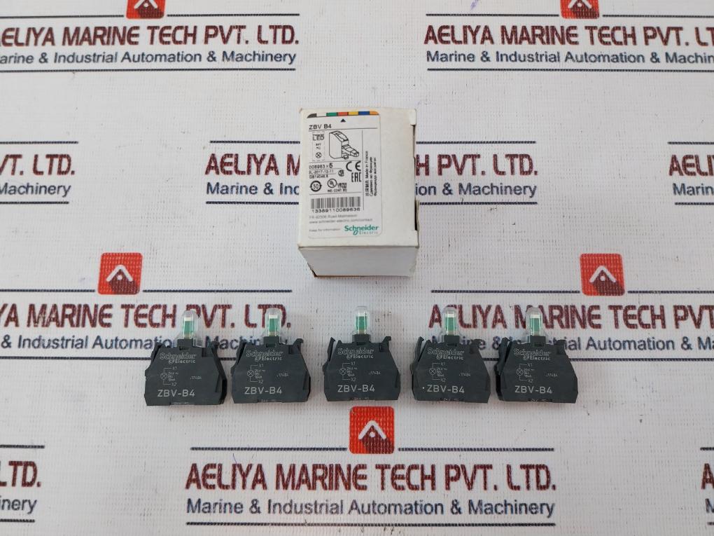 Lot of 5X Schneider ZBV-B4 Light Block