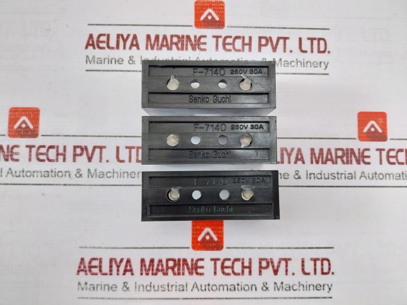 Lot of 5X Senko Guchi F-7140 Fuse Block Holder 250V 30A
