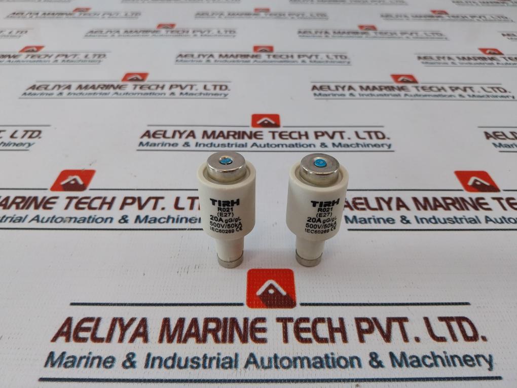 Lot of 5X Tirh R021 Fuse Link 20A GG/GL 500V/50KA