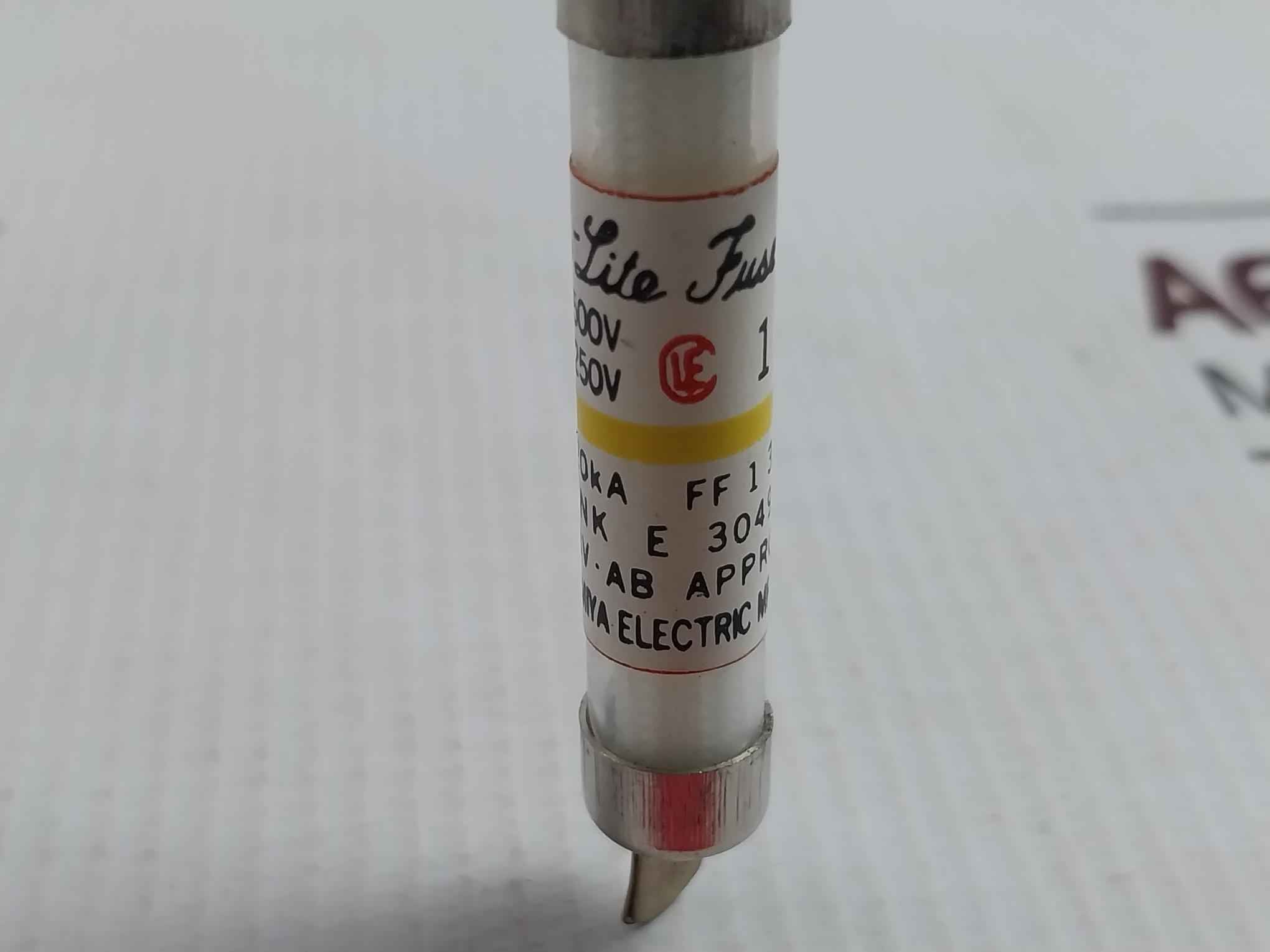 Lot Of 5X Utsunomiya Electric Nc1 Cello-lite Fuse Ac 500V Dc 250V 1A