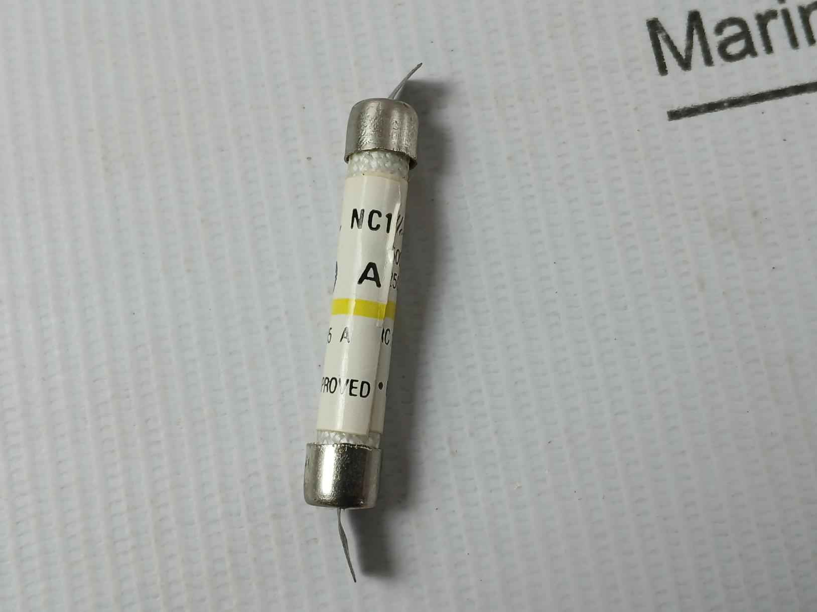 Lot Of 5X Utsunomiya Electric Nc1 Fuse Ac-500V Dc-250V 10A