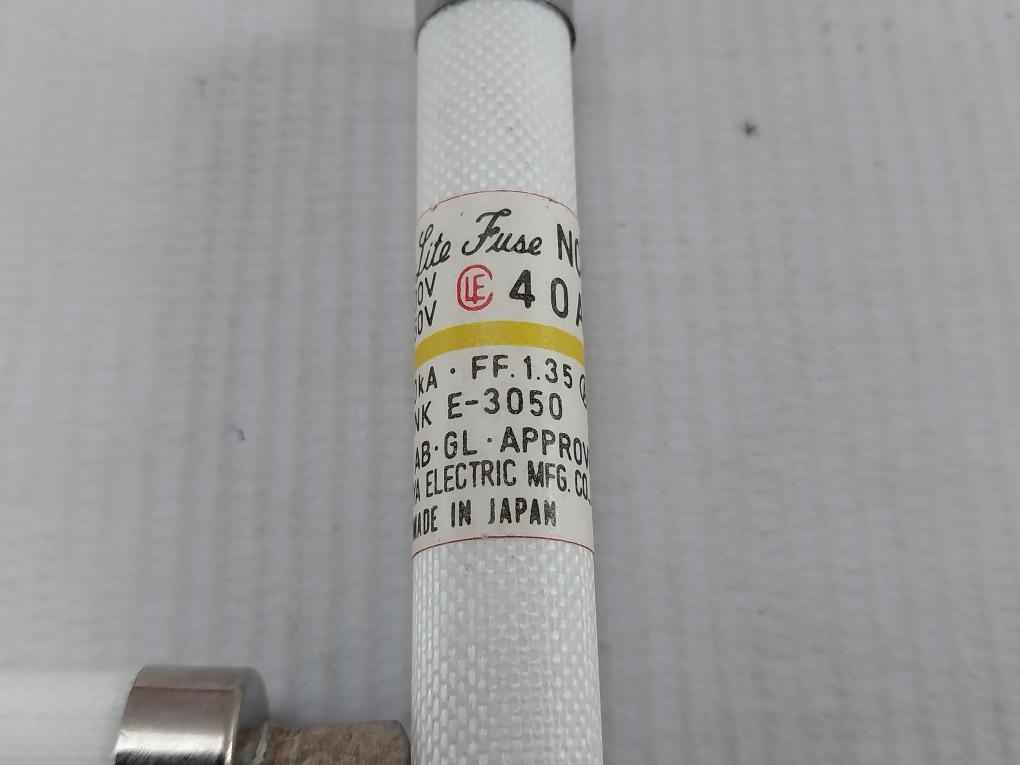 Lot Of 5X Utsunomiya Electric Nc2 Cello-lite Fuse Ac 500V Dc 250V 40A