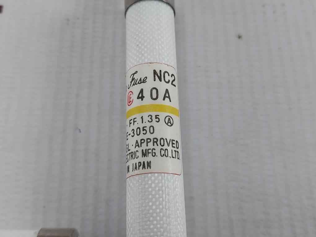 Lot Of 5X Utsunomiya Electric Nc2 Cello-lite Fuse Ac 500V Dc 250V 40A