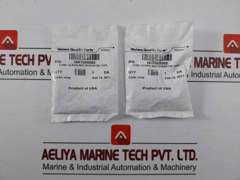 Lot Of 5X Wat005060 Compression Screw Brand Waters