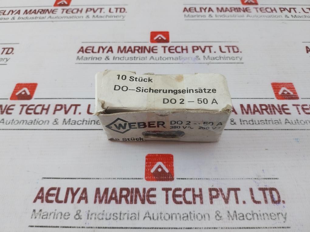 Lot Of 5X Weber DO2-50A Fuse 380V-250V