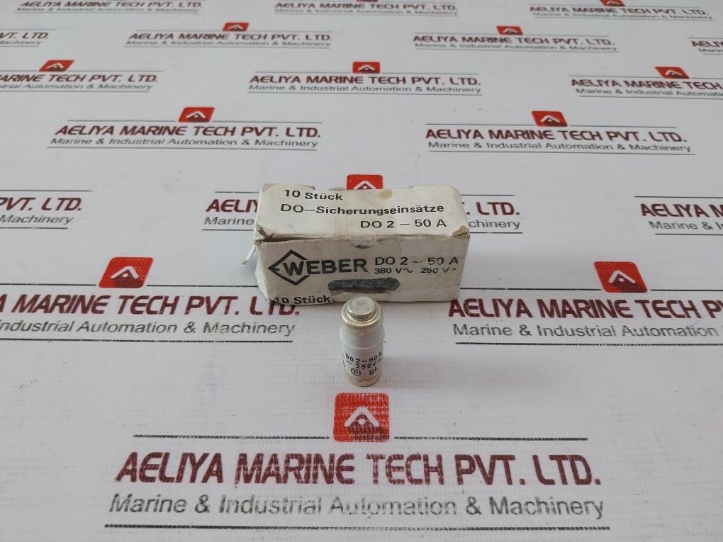Lot Of 5X Weber DO2-50A Fuse 380V-250V