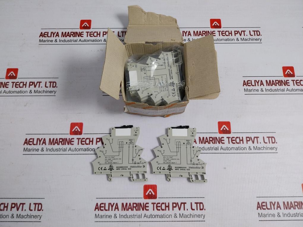 Lot Of 5X Weidmuller 8533660000 Mrz 24Vdc Micro-relay Terminal Module