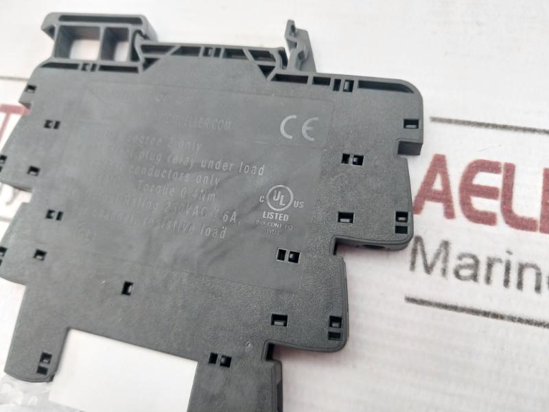 Lot of 5X WEIDMULLER TRS 24VDC 1CO Solid State Relay 6A/250V/AC1 60C 24V