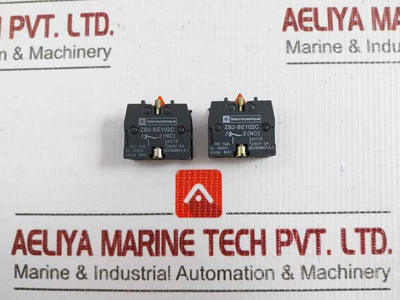 Lot Of 5X Zb2-be102C Contact Block 600V/10A Telemecanique