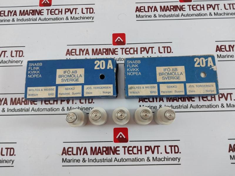 Lot of 5X IFO 20/500 Electric Fuse 20A 500V