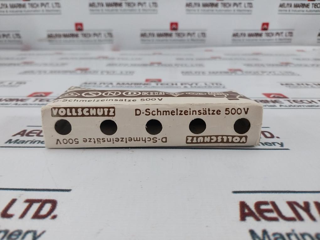 Lot of 5X Lindner Full Protection Fuse 4A 500V