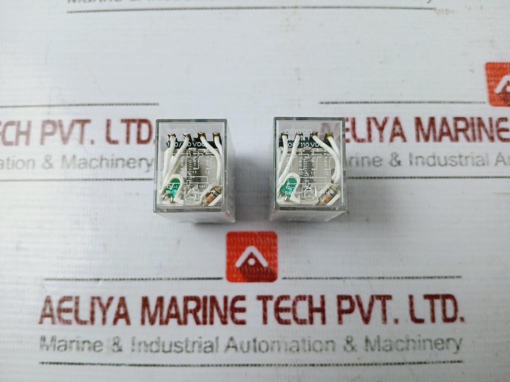 Lot of 5X Omron MY4N Miniature Power Relay 100/110VDC