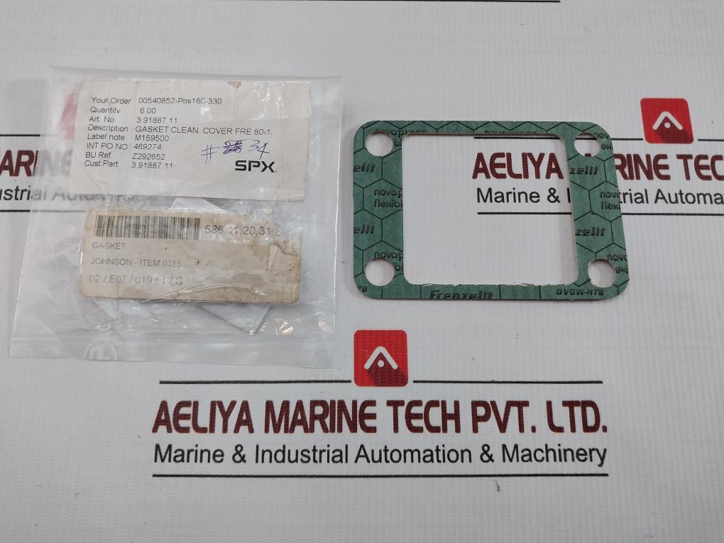 Lot Of 6X Dvgw-htb Clean Cover Gasket Frenzelit