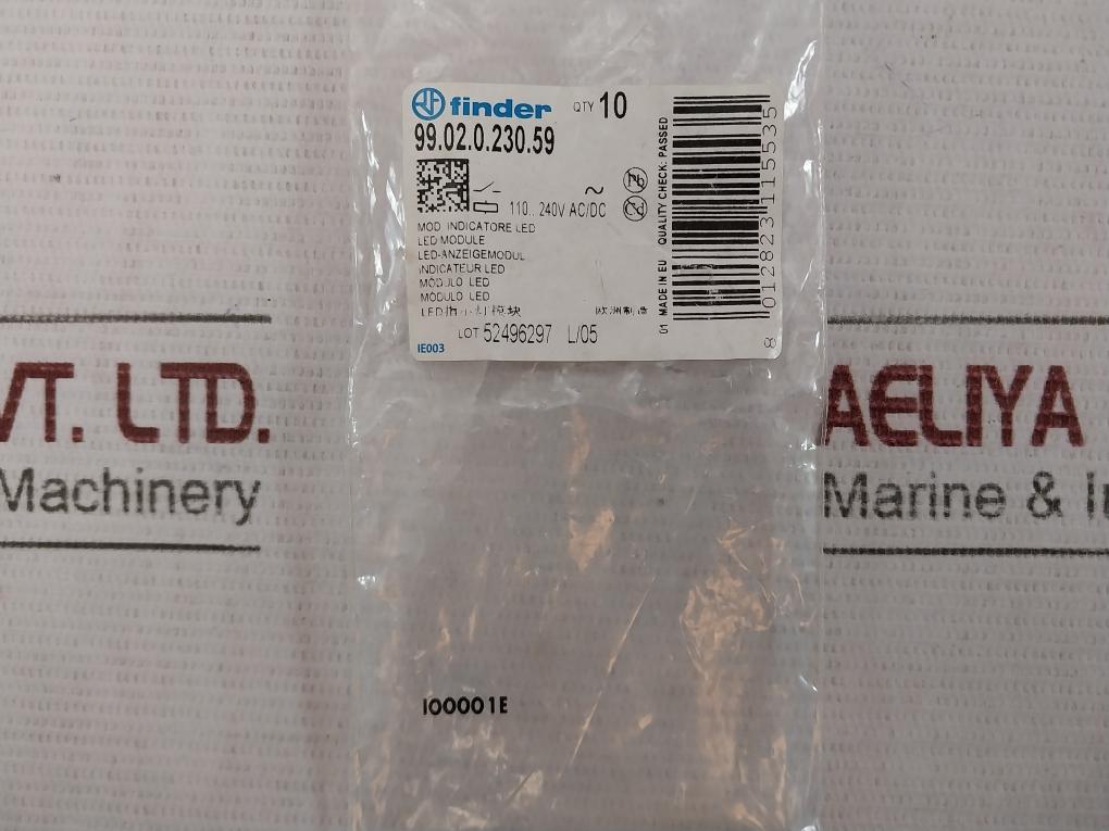 Lot of 6X Finder 99.02.0.230.59 LED Indicator Module 110-240V AC/DC IE003