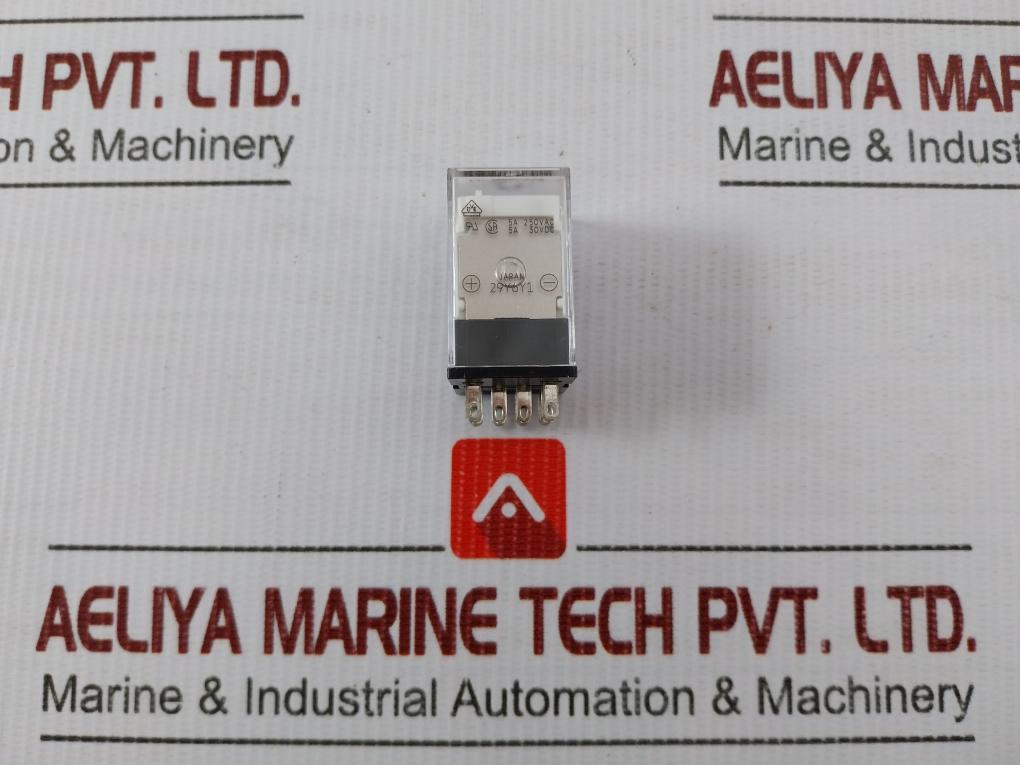 Lot Of 6X My4N-d2 Omron Miniature Power Relay 5A 250Vac 30Vdc