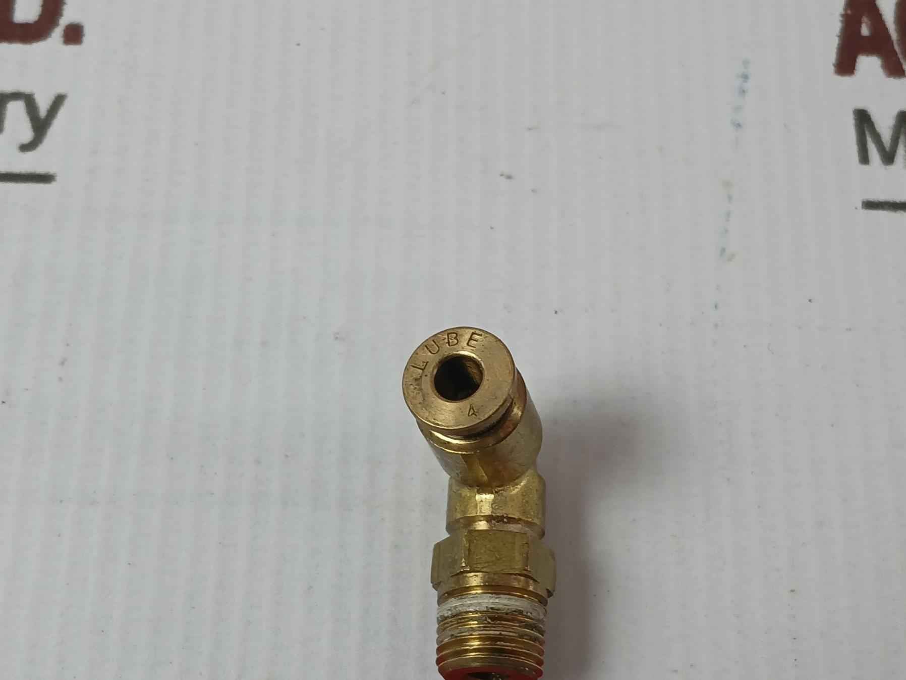 Lot Of 6X Parker Brass Street Elbow Lube 4 462 Elbow 1/2-3/8”
