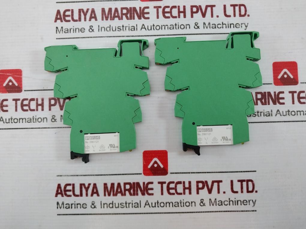 Lot of 6X PHOENIX CONTACT PLC-BPT-24DC21 Basic Terminal Block Push-in Connection