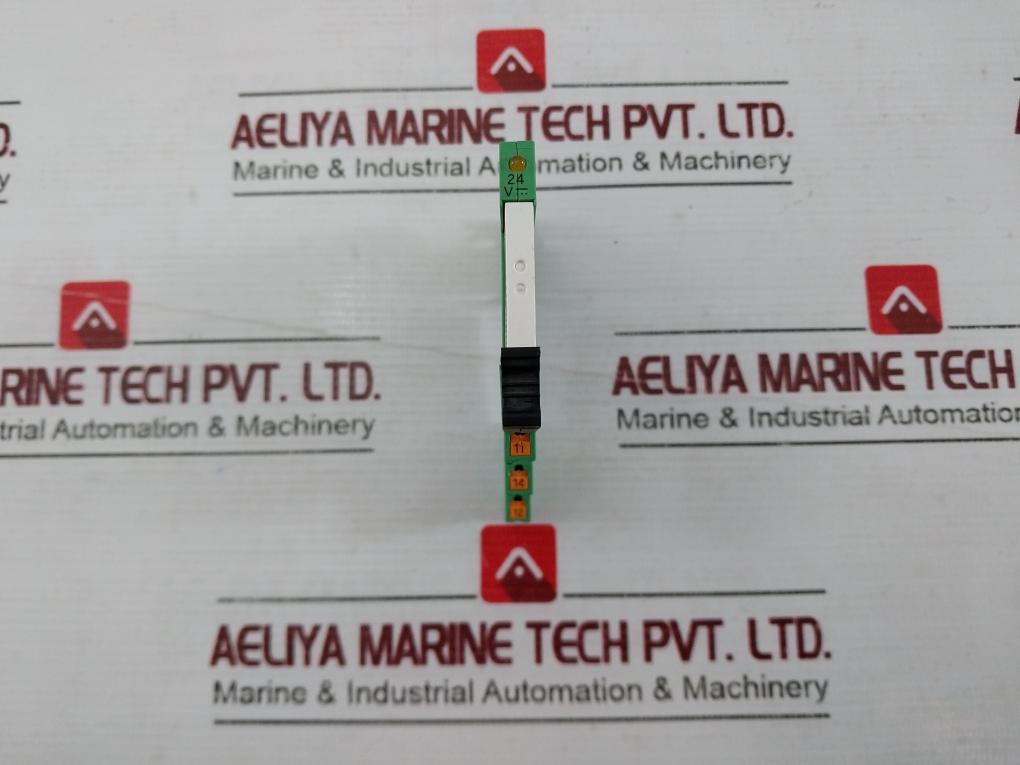 Lot of 6X PHOENIX CONTACT PLC-BPT-24DC21 Basic Terminal Block Push-in Connection