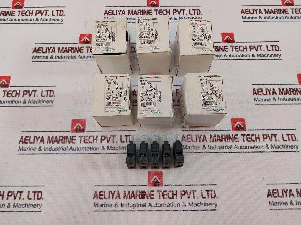 Lot Of 6X Schneider Electric ZBV-M4 Light Block 230V-240V~