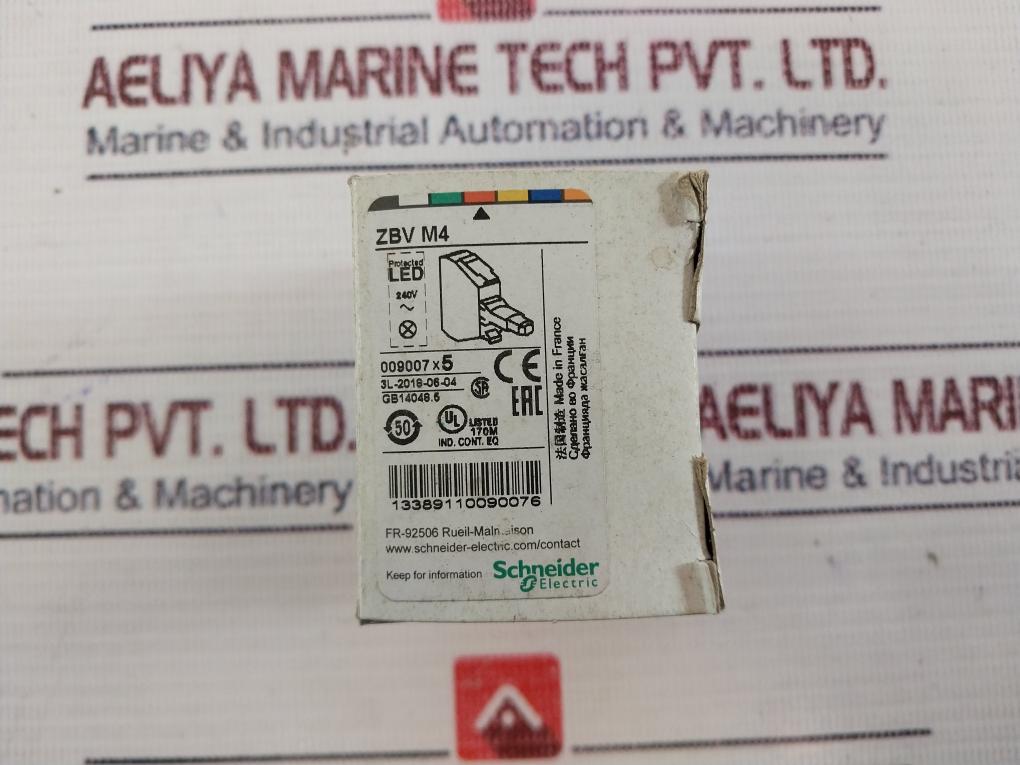 Lot Of 6X Schneider Electric ZBV-M4 Light Block 230V-240V~