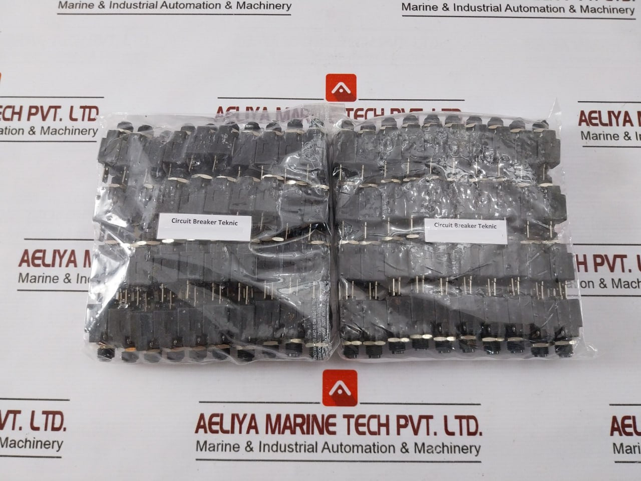Lot of 6X TEKNIC TR20-C-63S-B-0-C-10.0A-A Circuit Breaker 250V-50V-U 10.0A 1217