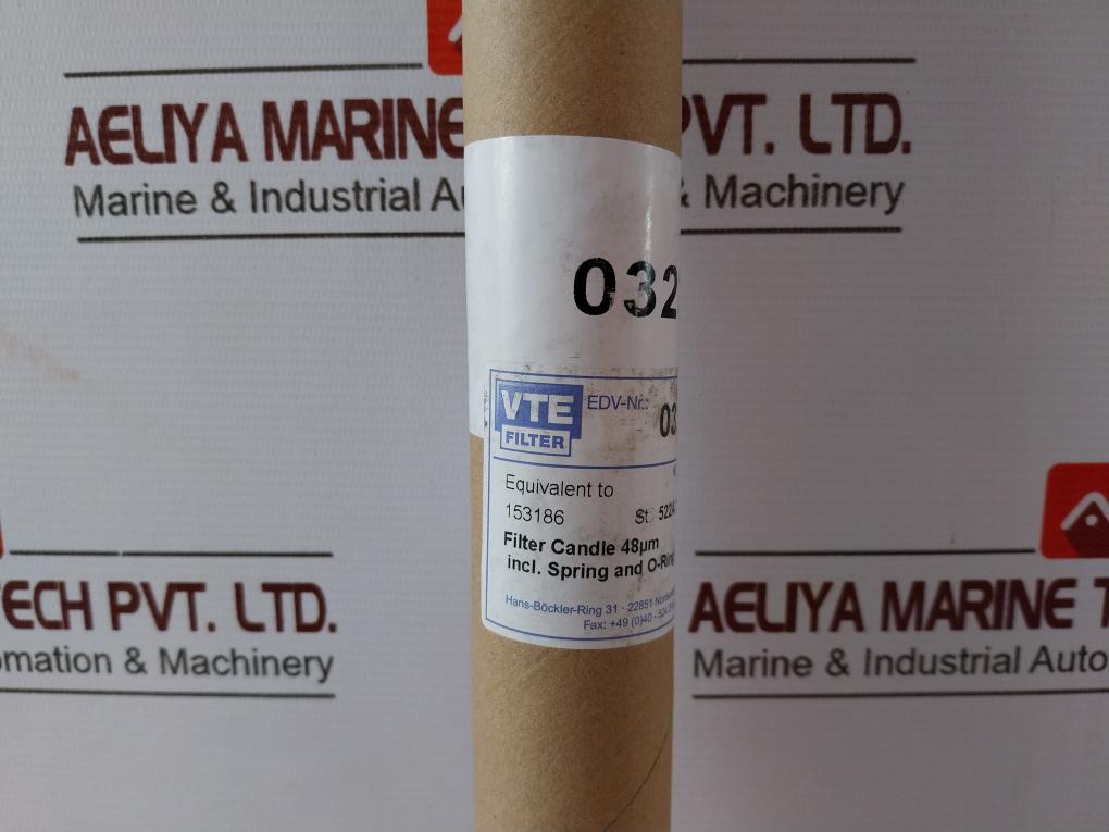 Lot of 6X VTE FILTER 03238 Filter Candle 84219990 153186