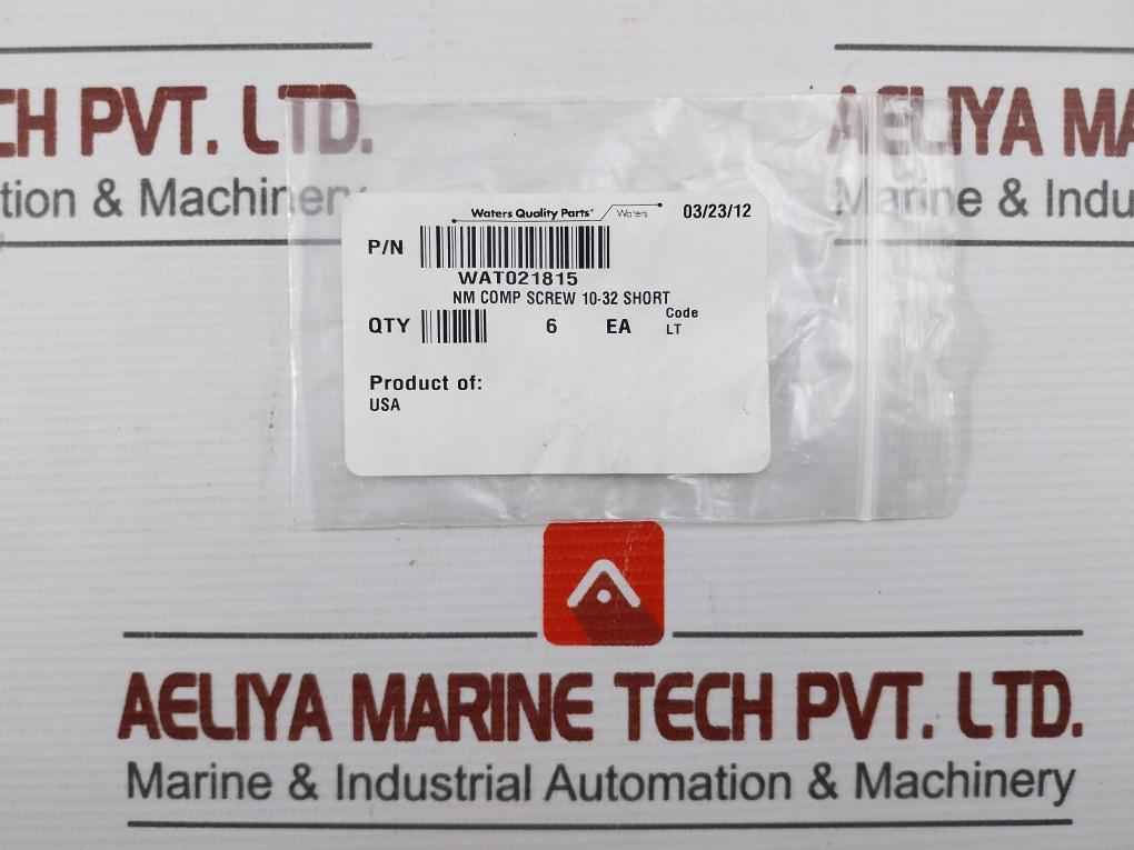 Lot Of 6X Waters New Compression Screw Wat021815