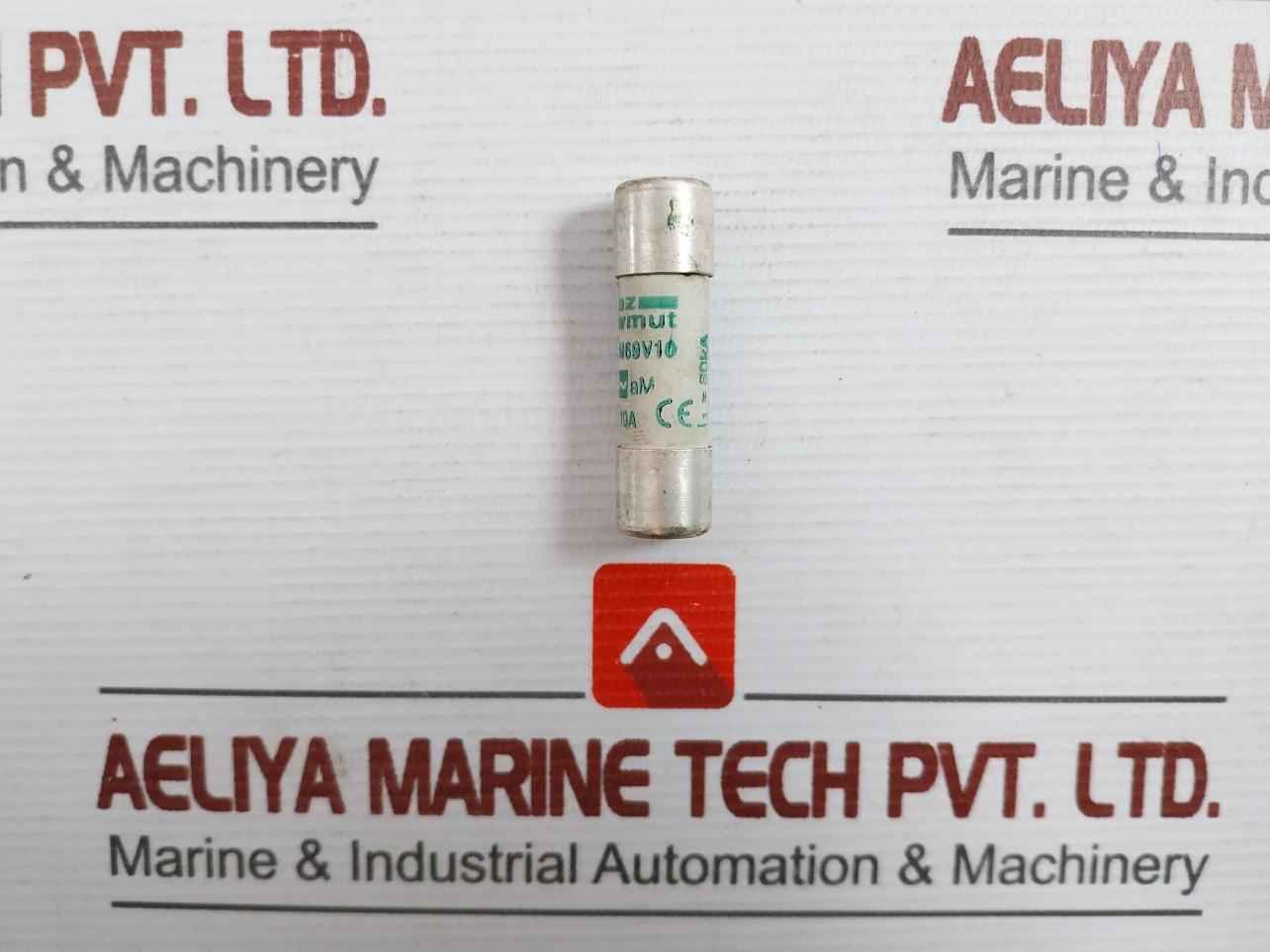 Lot Of 7X Ferraz Shawmut Fr14Am69V10 Cylindrical Fuse-link