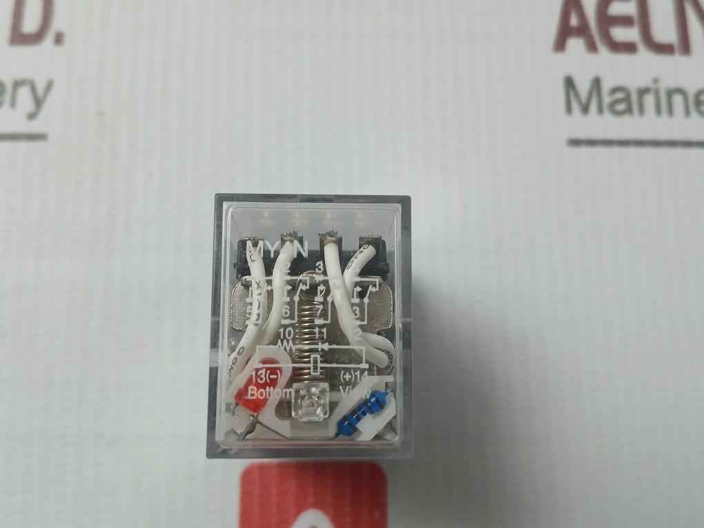Lot Of 7X Omron My4N Miniature Power Relay 220/240Vac
