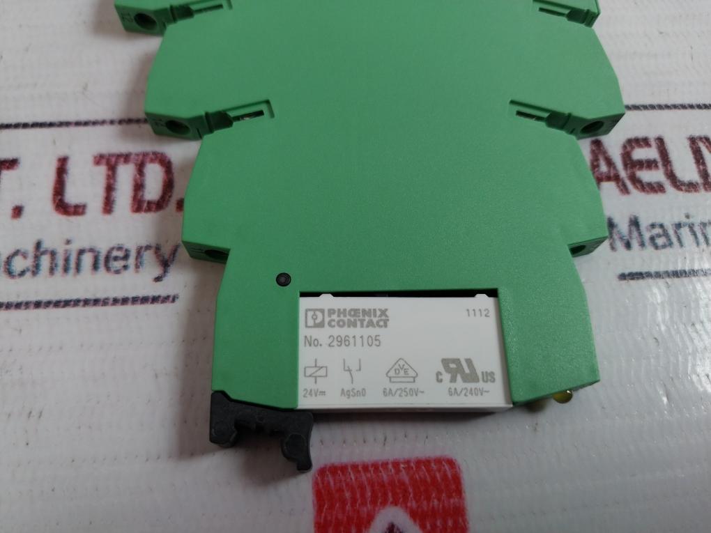 Lot of 7X PHOENIX CONTACT PLC-BSC-24DC/21 Relay Base 29 66 016