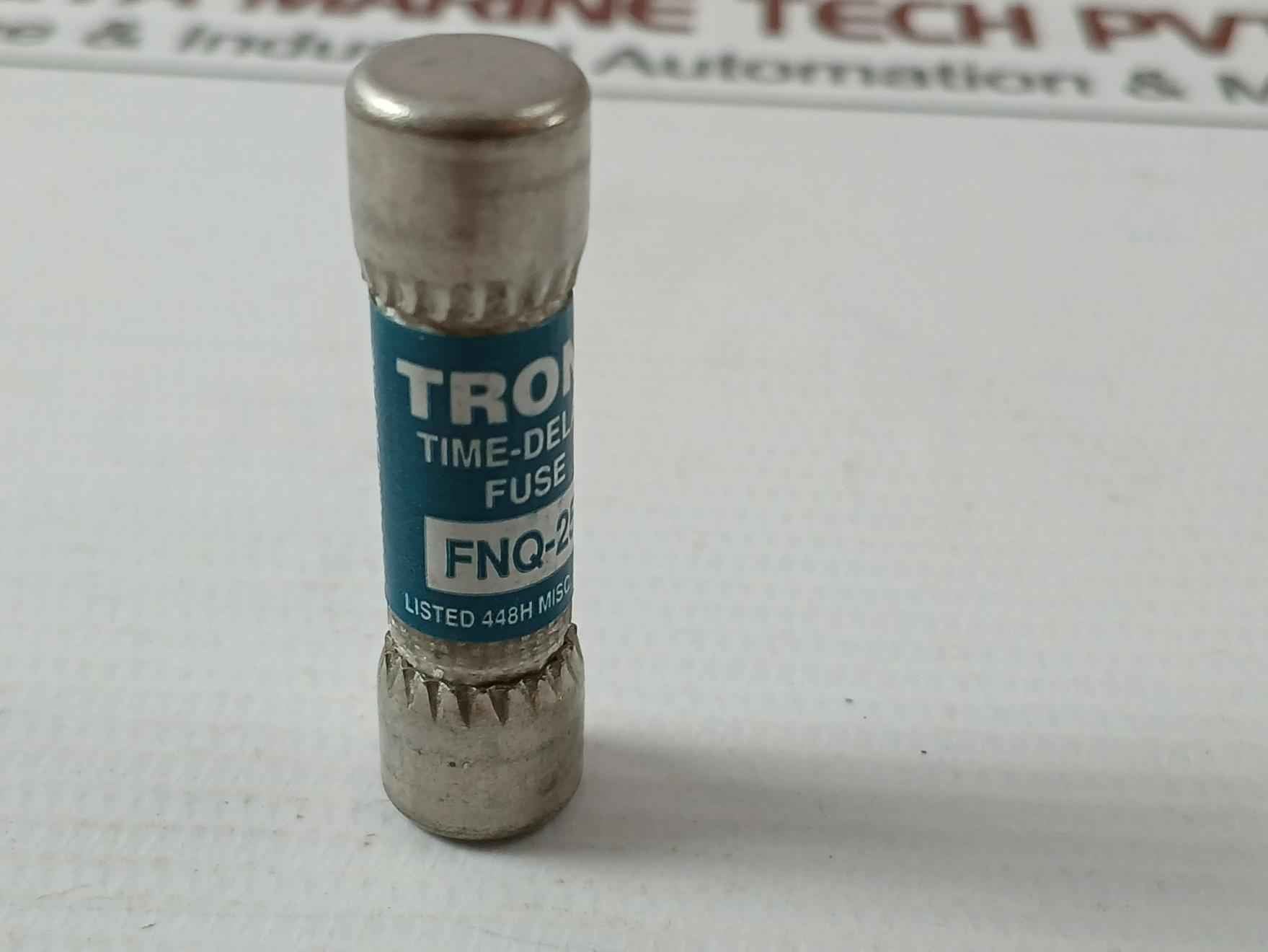 Lot Of 8X Bussmann Fnq-25 Time Delay Fuse 10Ka 500V A.C.