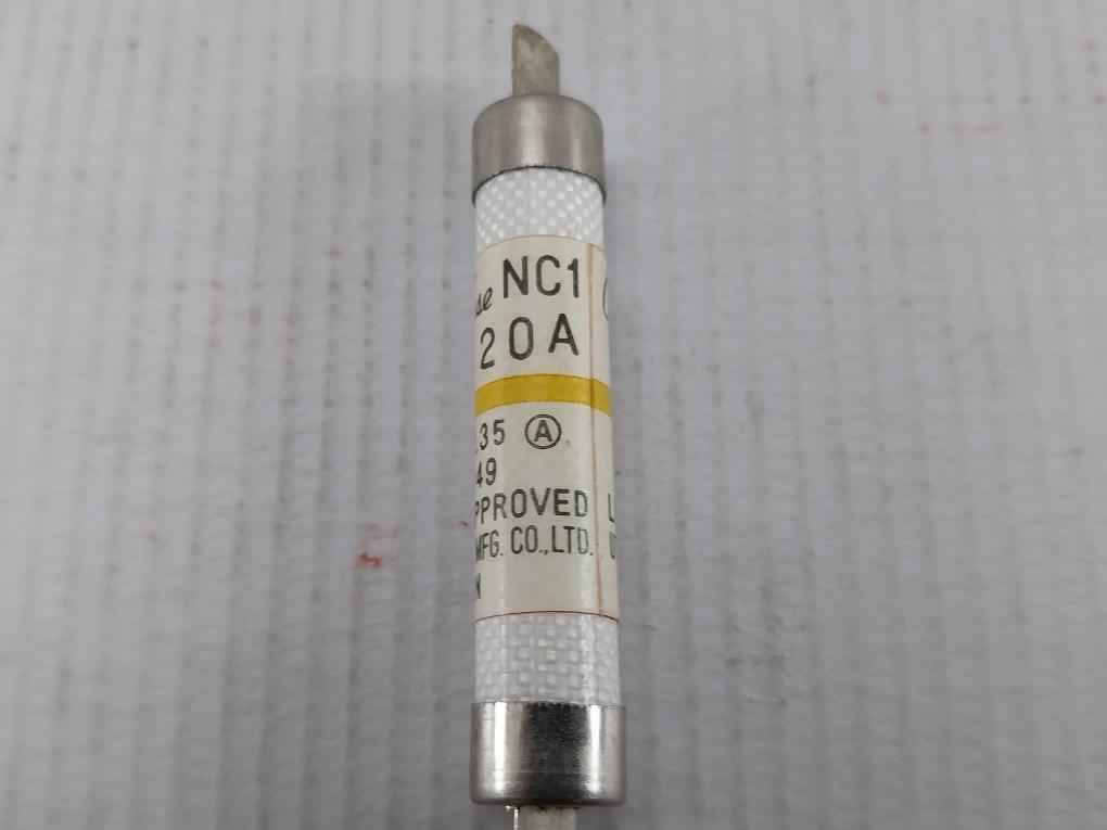 Lot Of 8X Utsunomiya Electric Nc1 Cartridge Fuse 20 A Nk E-3049