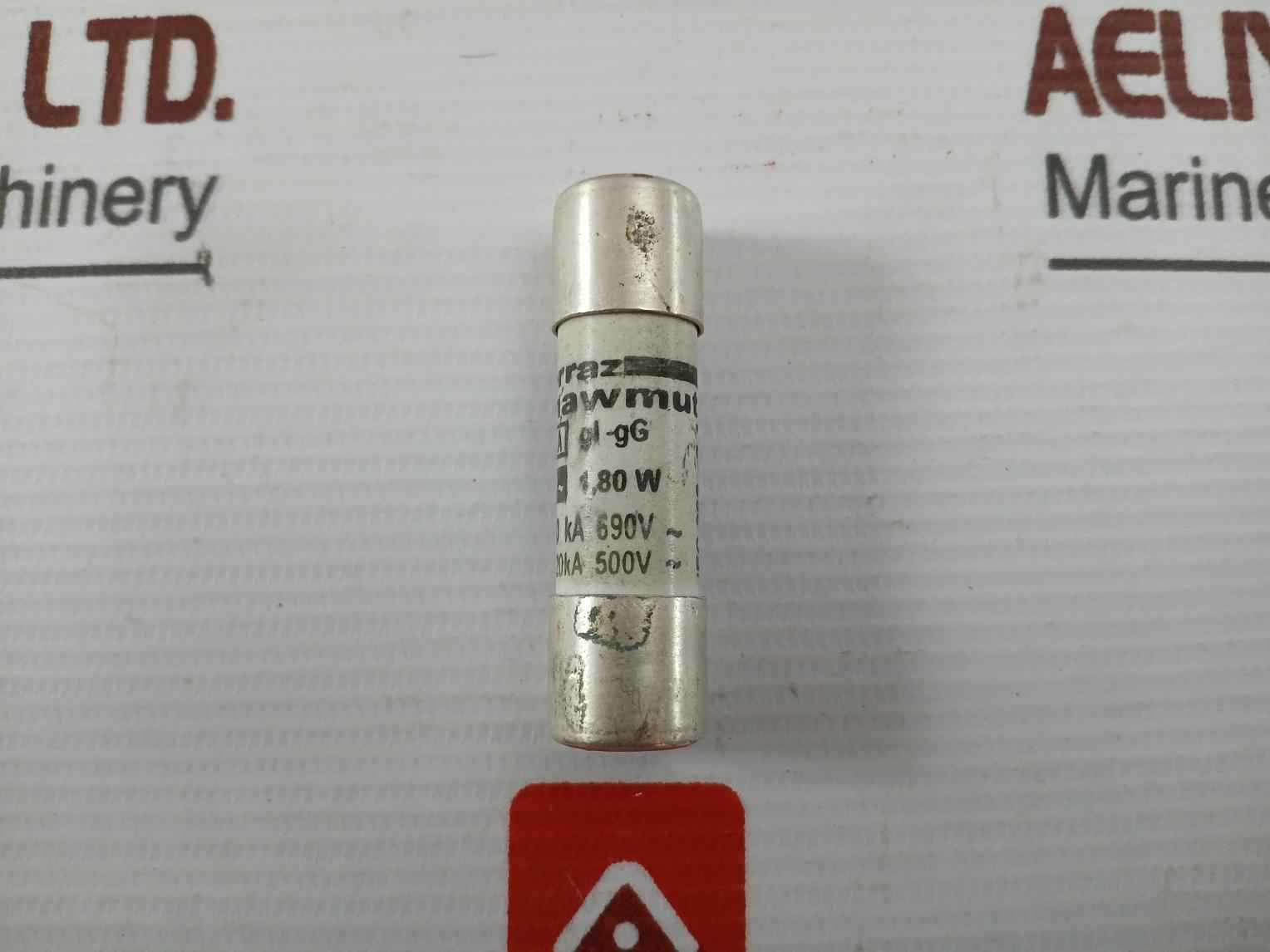 Lot Of 9X Ferraz Shawmut Nfc 63 210 Gl-gg Cartridge Fuse 10A 690V