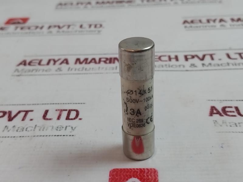 Lot of 9X O14X51 500V-100KA Cylindrical Fuse Link GG/GL