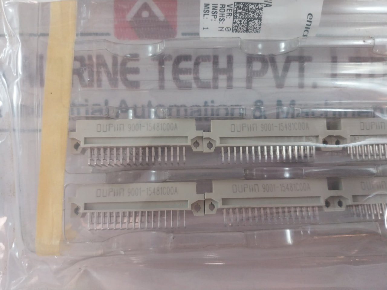Lot of 15X OUPIIN 9001-15481C00A Connectors Header CONMSH-RA-XX48T