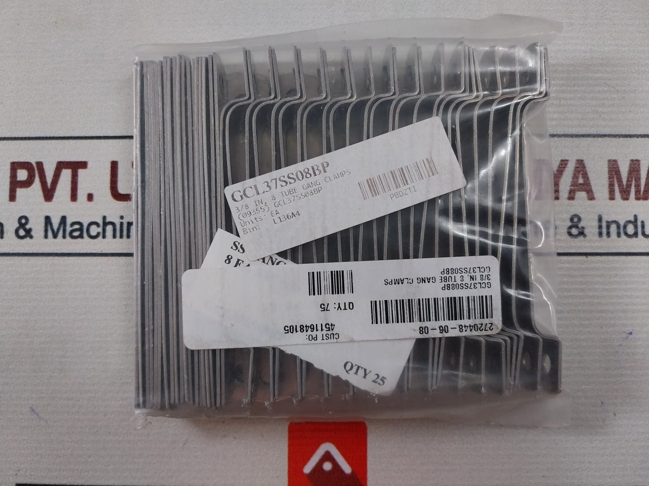 Lot Of 25X Cameron 2720448-06-08 3/8 In Bop Upgrade Tube Gang Clamps Set