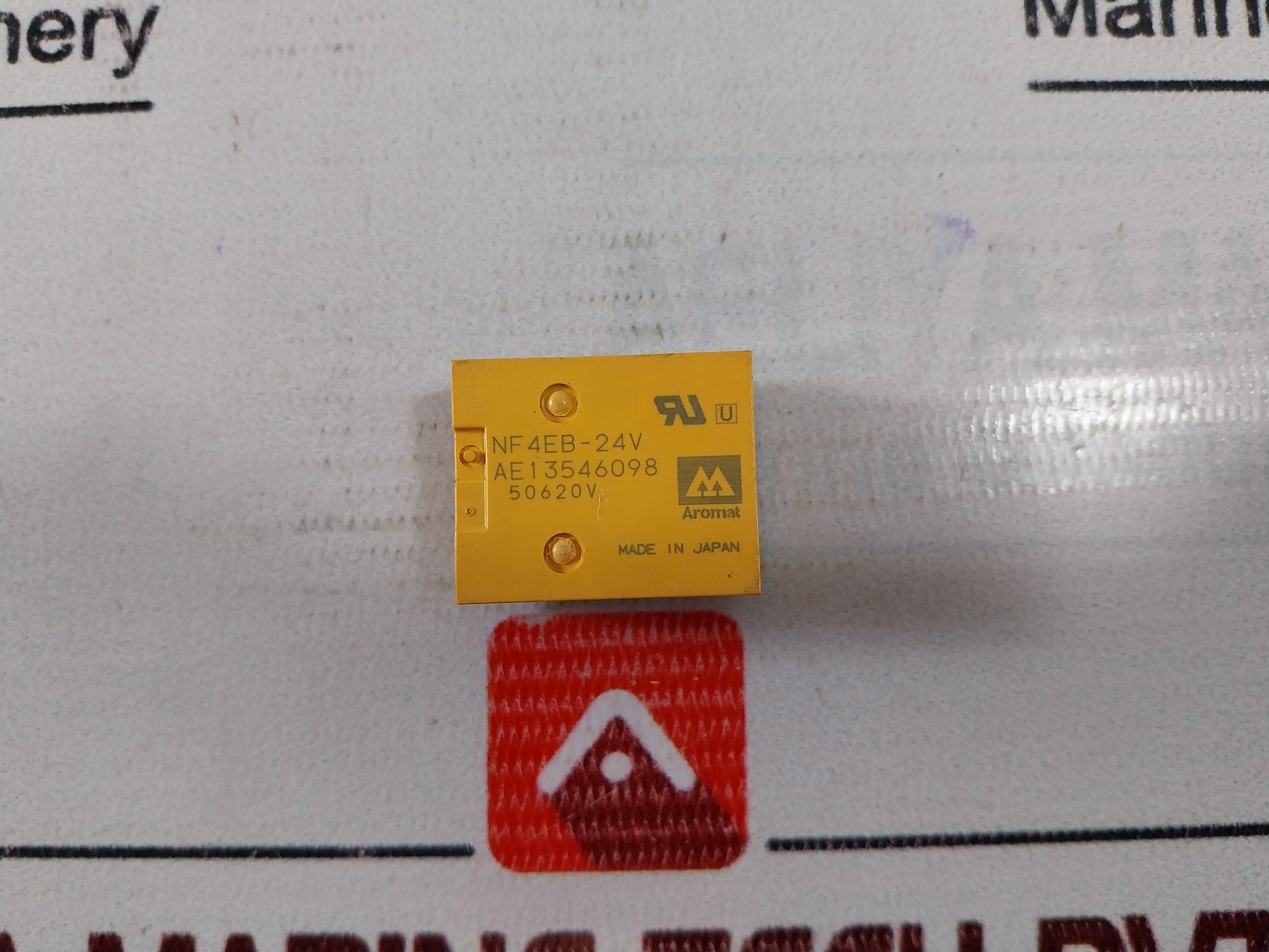 Lot of 2X Aromat NF4EB-24V Electromechanical Relay AE13546098