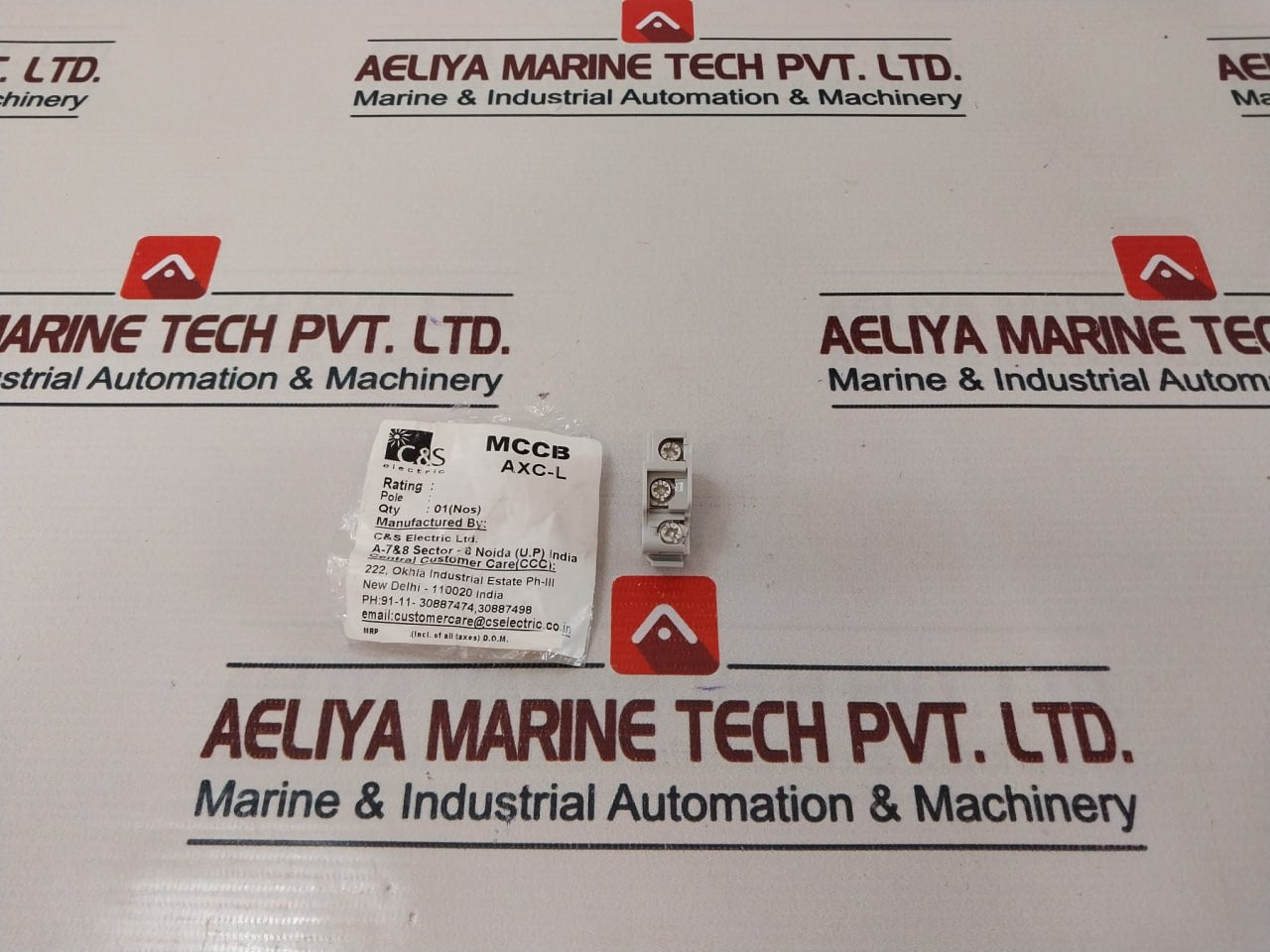 Lot Of 3X C&S Electric Axc-l Moulded Case Circuit Breaker