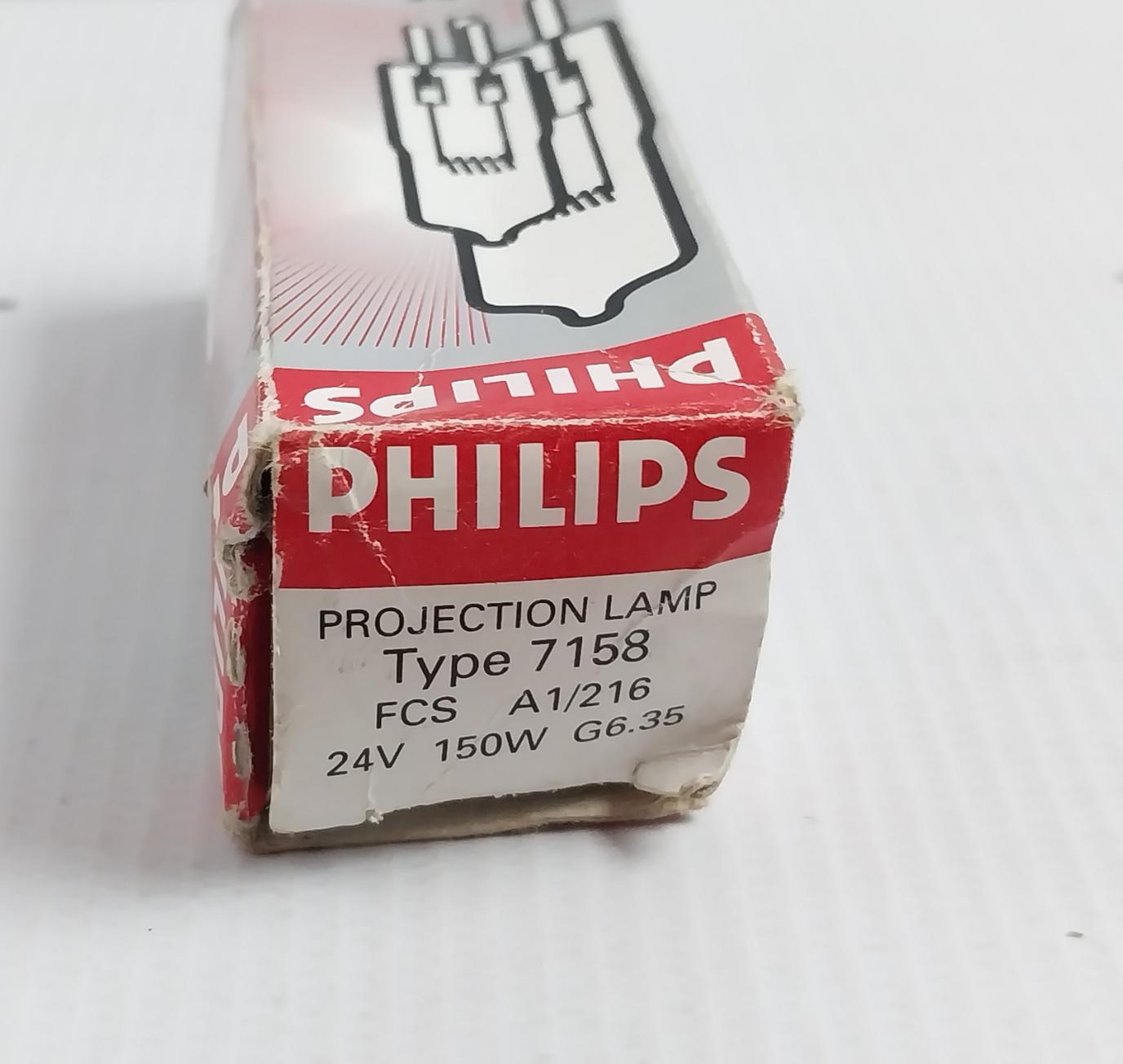 Lot of 3X PHILIPS 7158 Halogen Non-reflector 24V 150W G6.35