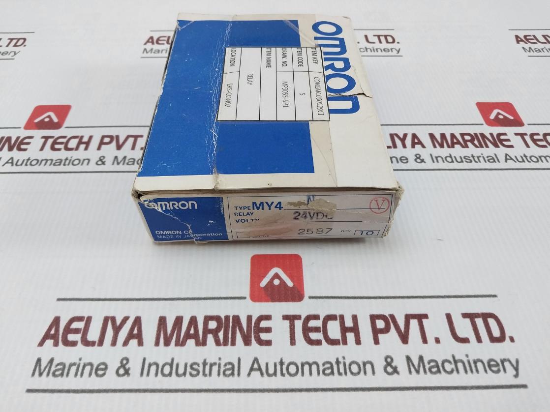 Lot of 7X OMRON MY4 Relay IEC255 Volts:24VDC I2 5A 240V