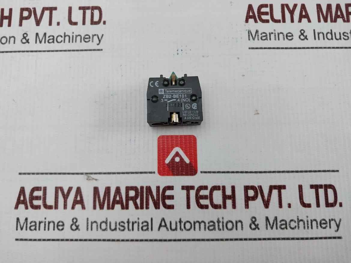 Lot of 2x Telemecanique Zb2-be101 Contact Block 600v 10a 8b0922