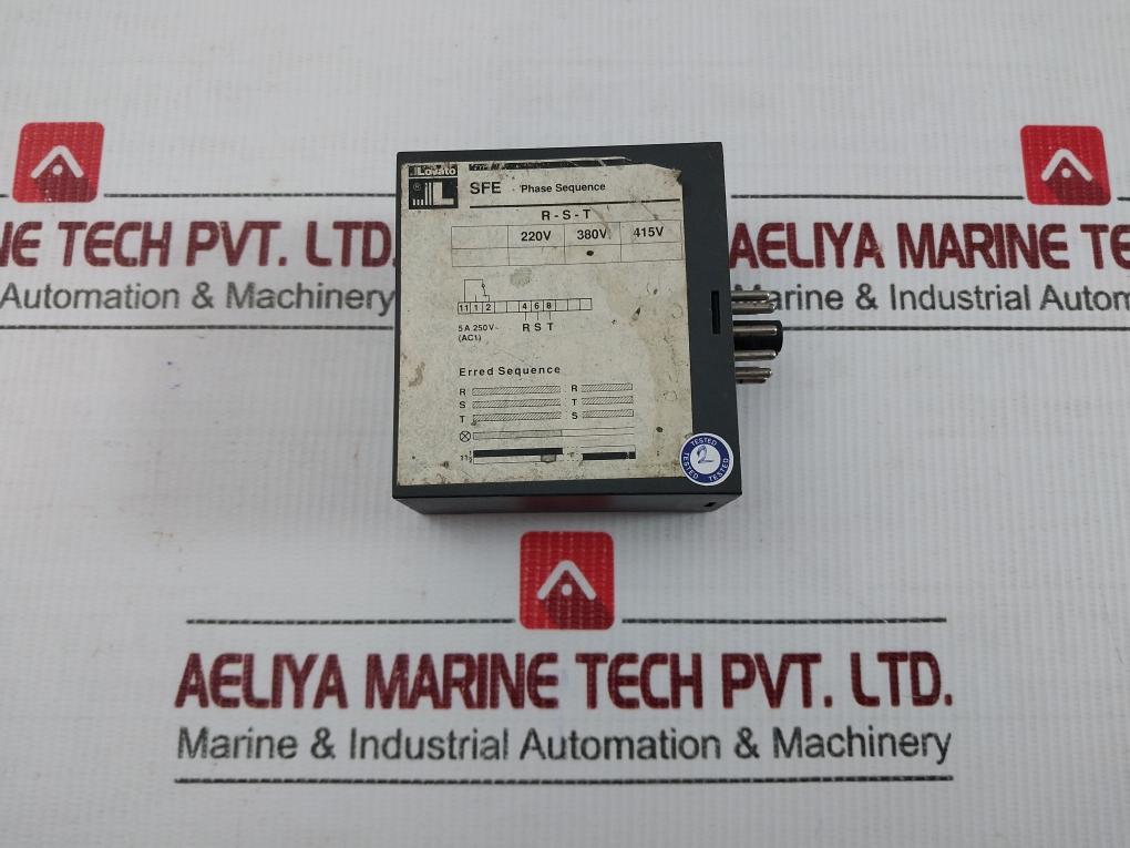 Lovato 380V 3-phase Sequence Control Relay Sfe