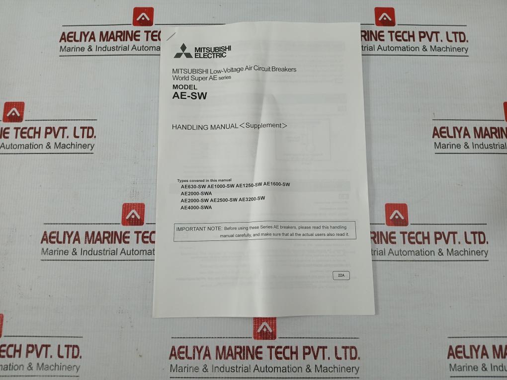 Low-Voltage-Air-Circuit-Breaker-By-Mitsubishi-Ae-Sw-690-Vac-50-60hz-Ae1600-Sw-25