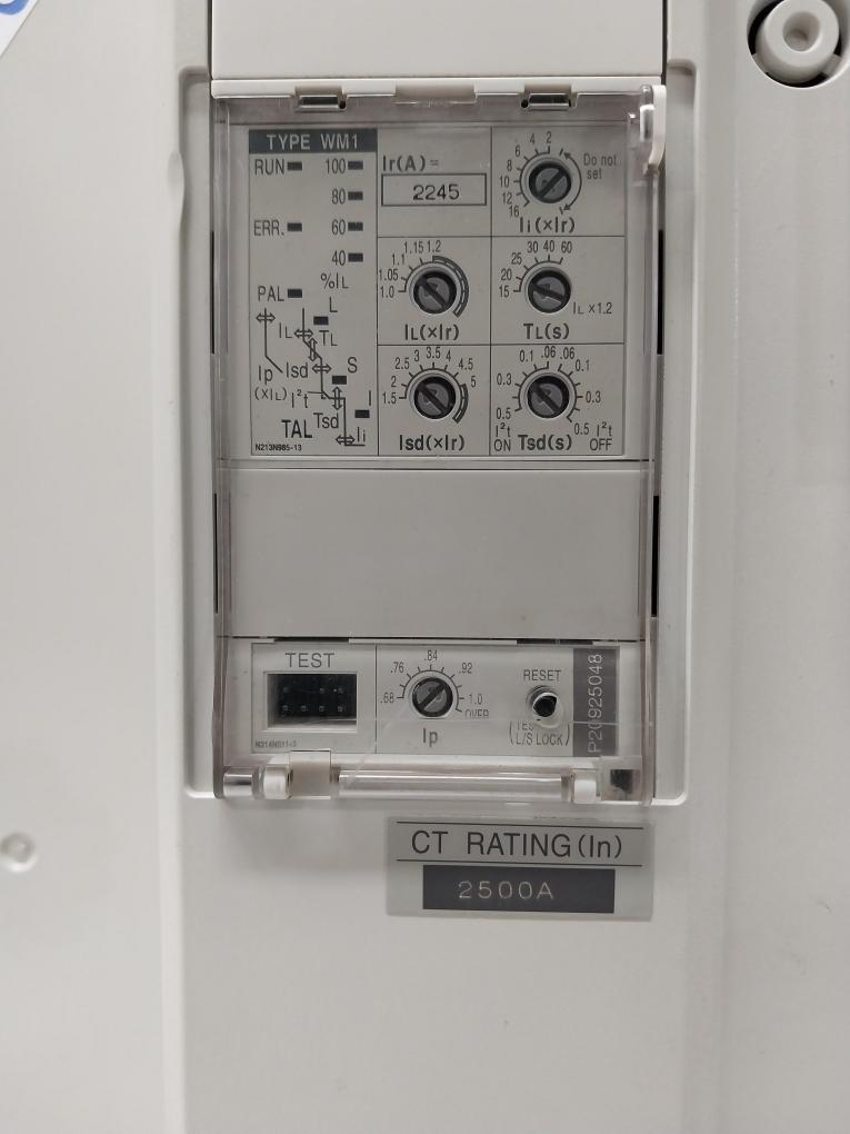 3P Low Voltage Air Circuit Breaker Ae2500-sw Mitsubishi 100-120Vac 50/60Hz