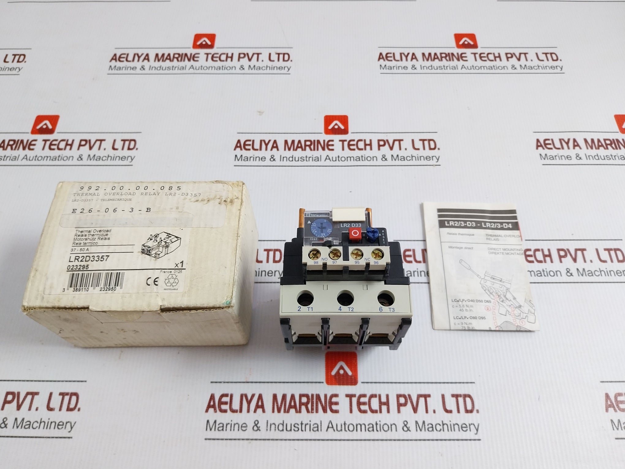 Lr2-D3357-Thermal-Overload-Relay-Telemecanique-37-50-A-690v-1