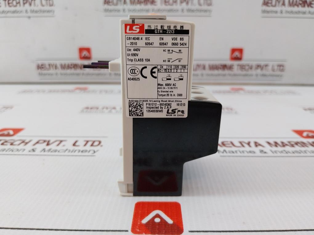 Ls Thermal Overload Relay 690V Gth-22/3