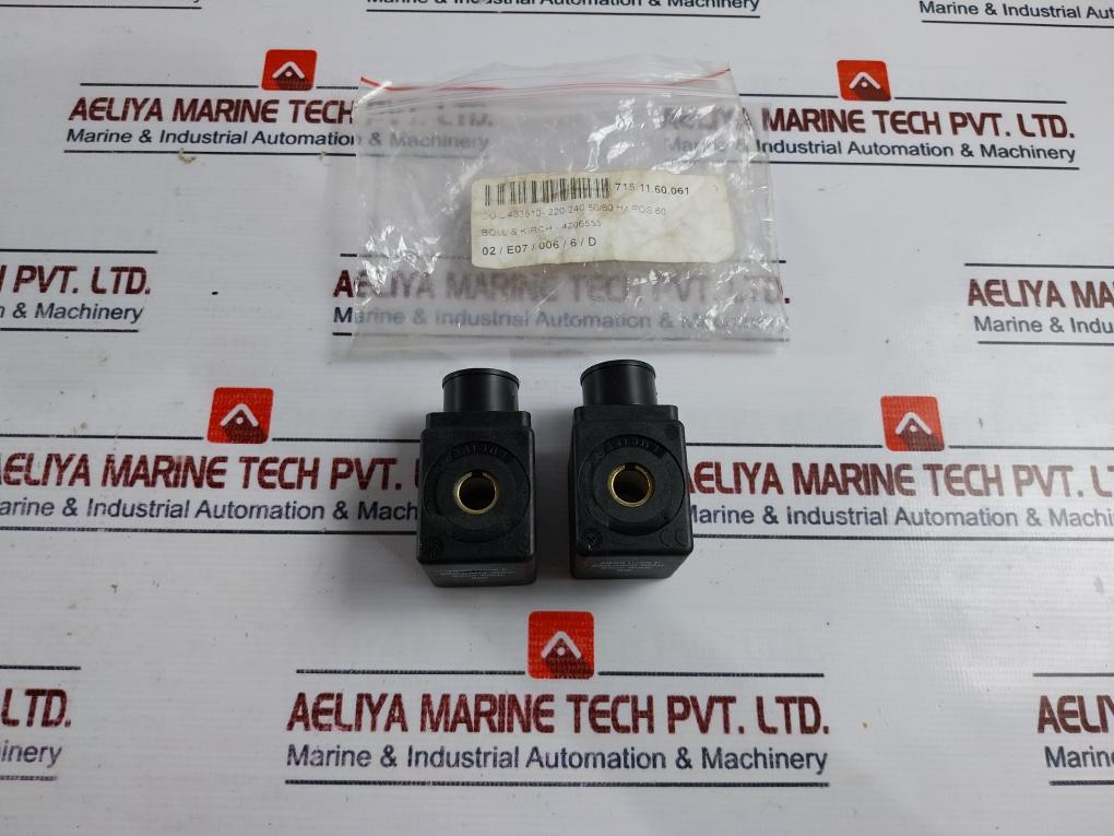 Lucifer/ Boll Kirch 483510S6 F Solenoid Valve Coil 4206553 220-240V 50/60Hz 9W