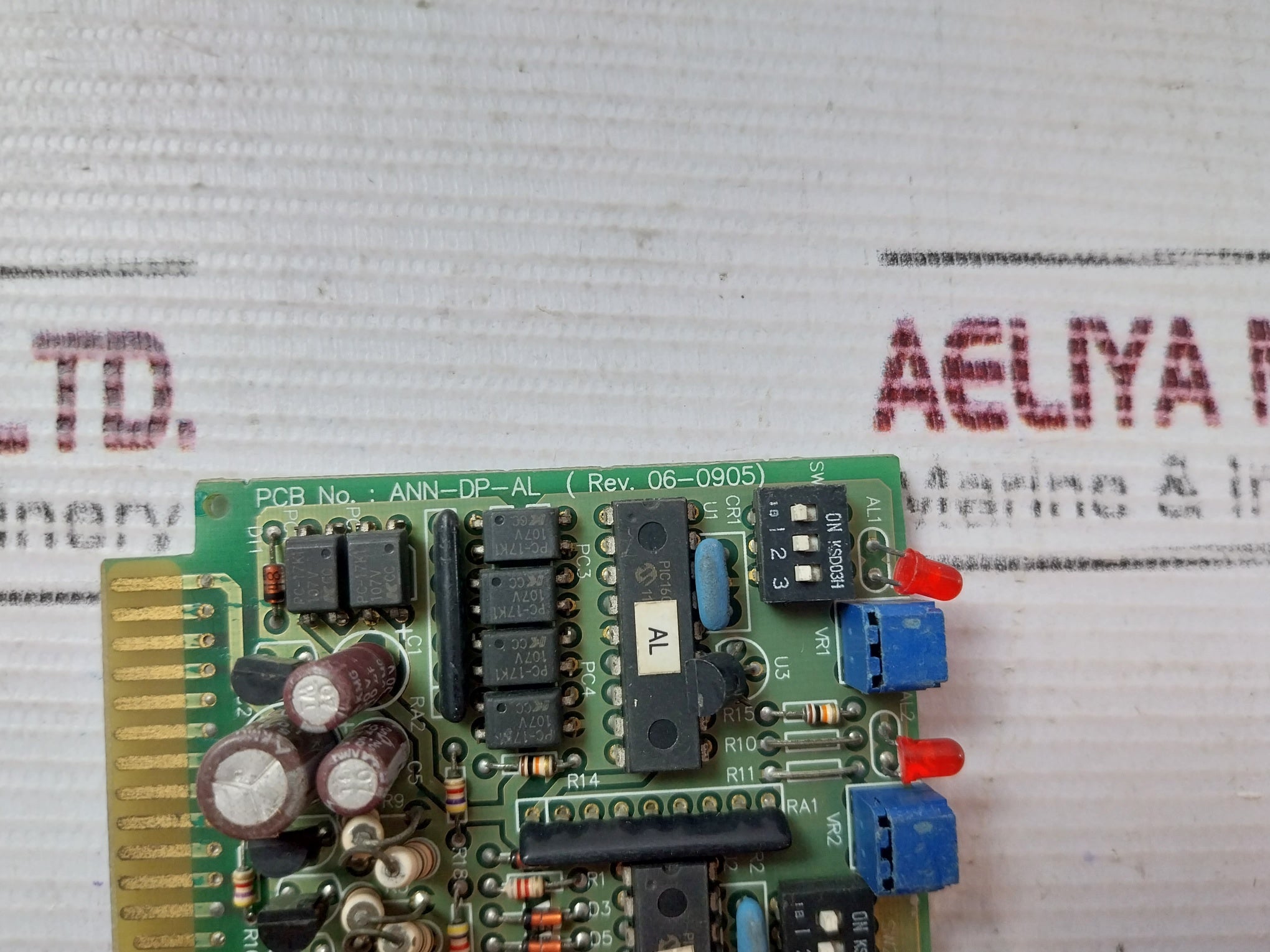 Luxco ANN-DP-AL Alarm Panel Circuit Board Rev 06-0905