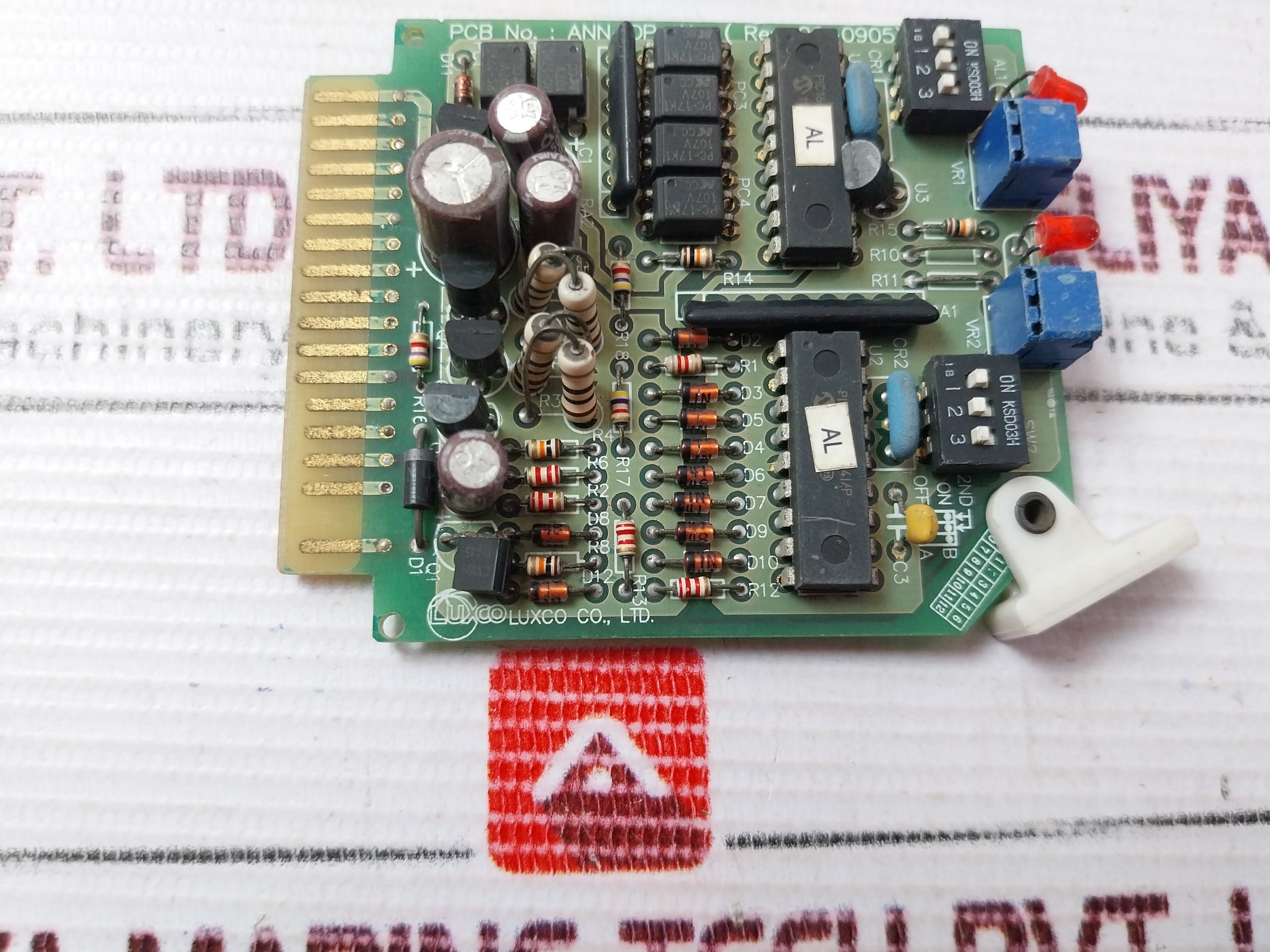 Luxco ANN-DP-AL Alarm Panel Circuit Board Rev 06-0905