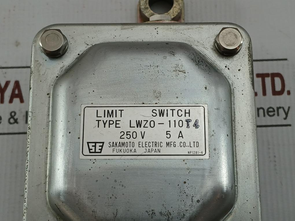 Lwzo-110T4 Limit Switch 250V Sakamoto Electric